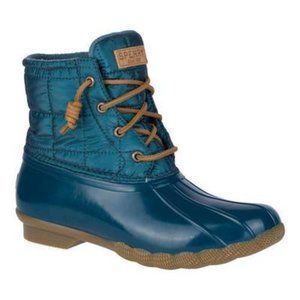 Sperry Top Sider Women’s Teal Duck Boots Size 6